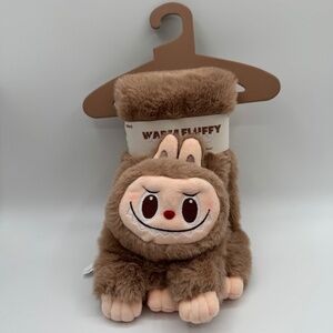 Pop Land Winter Fluffy Holiday Series -- Labubu Plush Scarf